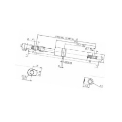 Sprężyna gazowa 500mm 220N Stabilus 047678