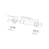 Sprężyna gazowa 500mm 350N Stabilus 049654