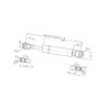 Sprężyna gazowa 280mm 520N Stabilus 050016