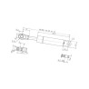 Sprężyna gazowa 318mm 300N Stabilus 053139