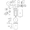 Rau-Pojemnik filtra D 100 mm RG00018770 Kverneland / Rau 9000018770002
