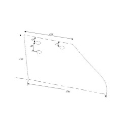 Skrzydło odkładnicy przedpłużk 618114 Kuhn 3606300671604