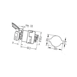 Stacyjka 987424C1, A187613, A187614, P2741618, P2741648 Hella 4082300054859