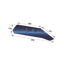 Lemiesz 16", prawy B3 Grégoire 178126 Grégoire-Besson 8716106784042