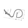 Ząb sprężysty 25x8/340/245 z redlicą Kverneland TLG Kverneland / Rau 8716106974191