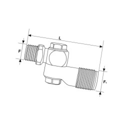Przeg.obrot.1/4"gw.w.-3/8"gw.z 095016560721 Lechler 8719607055710