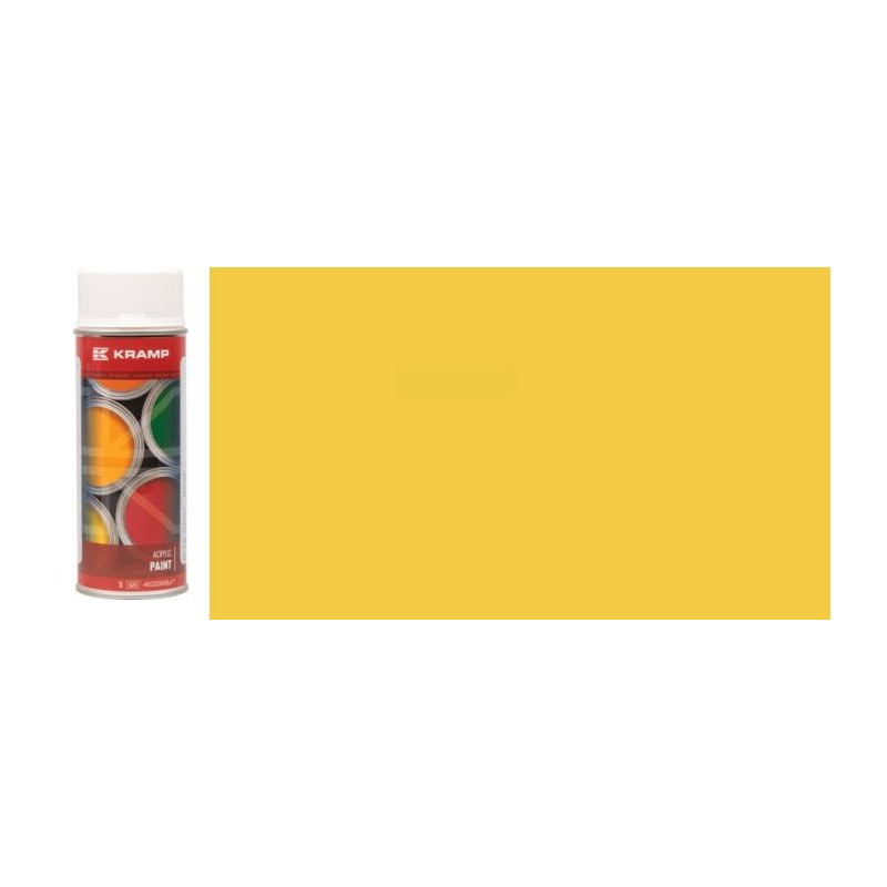 Lakier pasujący do maszyn Bomag, RAL 1425,  żółty 400 ml