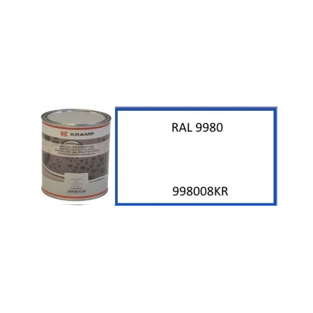 Lakier pasujący do maszyn , RAL 9980,  bezbarwny 1 L