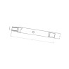 Rura Łącznika 435mm Gwint 24x2.5