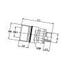 Szybkozłacze skręcane gniazdo M36x2 wew. 3/8" Bsp Stauff B500-SKSF12A06