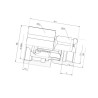 Szybkozłacze skręcane wtyczka M48x3 wew. 3/4" Bsp Stauff B500-SKSM25C12HEX