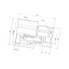 Szybkozłacze skręcane wtyczka M48x3 wew. 1" Bsp Stauff B500-SKSM25C16HEX