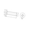 Wkręt grzybkowy A2 , M5 x 8 mm