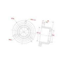 Horsch 23246101 Piasta