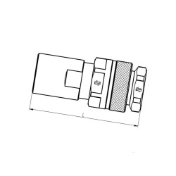 Szybkozłacze skręcane wtyczka wew. 1i1/2" Bsp Faster