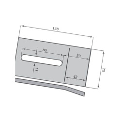 Zgarniak 140x75