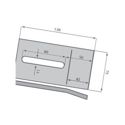 Zgarniak 140x75