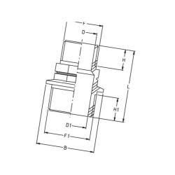 Nypel redukcyjny gwint zewnętrzny / gwint zewnętrzny 3"x2 1/2" Geoline