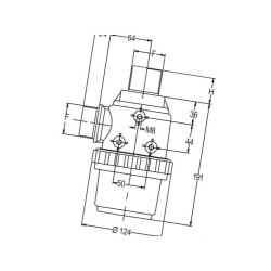 Filtr zasysający 1 1/4" gwint zewnętrzny 120 l/min 50-siatkowy Geoline