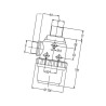 Filtr zasysający 1 1/2" gwint zewnętrzny 150 l/min 50-siatkowy Geoline