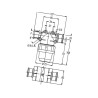 Filtr ciśnieniowy 1/2" gwint wewnętrzny 80 l/min 50-siatkowy Geoline