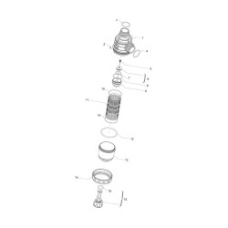 Filtr Ssawny T6 Inox 50mesh Wkład Niebieski