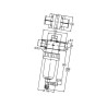 Filtr ciśnieniowy 1 1/2" gwint wewnętrzny 280 l/min 50-siatkowy Geoline