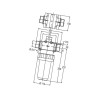 Filtr ciśnieniowy 1 1/4" gwint zewnętrzny 200 l/min 32-siatkowy Geoline