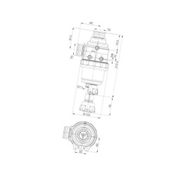 Filtr Ssawny T6 Inox 50mesh Wkład Niebieski
