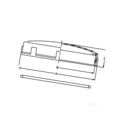 Pokrywa przykręcana Ø 240 mm Geoline