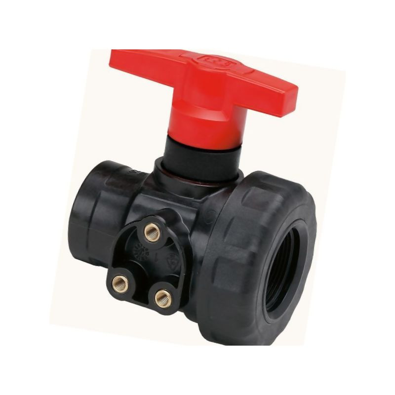 Zawór kulowy 2" 2-drożny, panelowy Geoline
