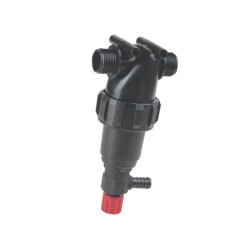 3224143 Filtr ciśnieniowy 1" 50 Mesh wkład Inox niebieski L112 z zaworem Arag 8716106983193