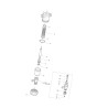 3224143 Filtr ciśnieniowy 1" 50 Mesh wkład Inox niebieski L112 z zaworem Arag 8716106983193