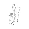Złącze proste gwint zew. 3/4” do węża 25mm Geoline