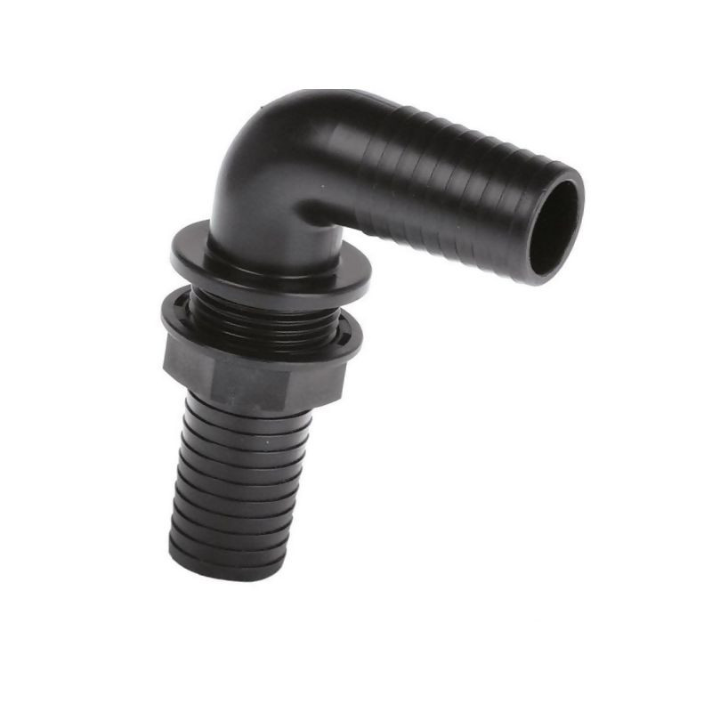 Złączka ścienna 90° do otworu w ścianie nakrętka 3/4" Geoline