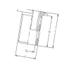 Spust zbiornika 2"x64 mm Geoline