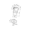 3244043 Filtr liniowy Arag 1" 50 Mesh wkład Inox niebieski