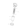 3282053 Filtr liniowy Arag 1i1/4" 50 Mesh wkład Inox niebieski