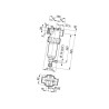 3282153 Filtr liniowy Arag 1i1/4" 50 Mesh wkład Inox niebieski zawór