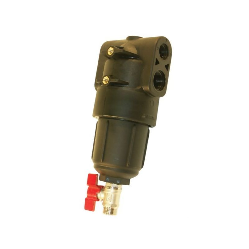 3450335 Filtr liniowy Arag wej. 3/4" wyj .1/2" 80 Mesh wkład Inox żółty