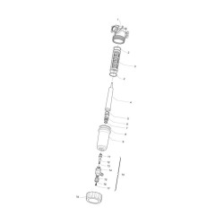 Filtr Liniowy Inox 50mesh Wkład Niebieski
