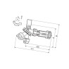 Korpus rozpylacza Arag 4012T741 Seletron 3-krotny do rury 21mm (1/2") z przyłączem 10mm sterowany elektrycznie