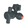 Korpus rozpylacza Arag 4064447 Compact Jet 2-krotny do rury 21mm (1/2") z przyłączem 10mm