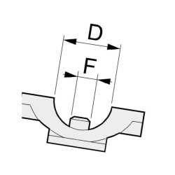 Oprawa 1-Drożna Bagnetowa Nakładka
