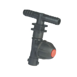 Korpus rozpylacza Arag 413221 pojedynczy na wąż 10mm X2 , do nakrętki bagnetowej