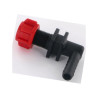 Korpus rozpylacza Arag 413511 pojedynczy krańcowy na wąż 10mm , do nakrętki 3/8"BSP