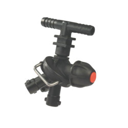 Korpus rozpylacza Arag 4133222 3-krotny na wąż 13mm , do nakrętki bagnetowej