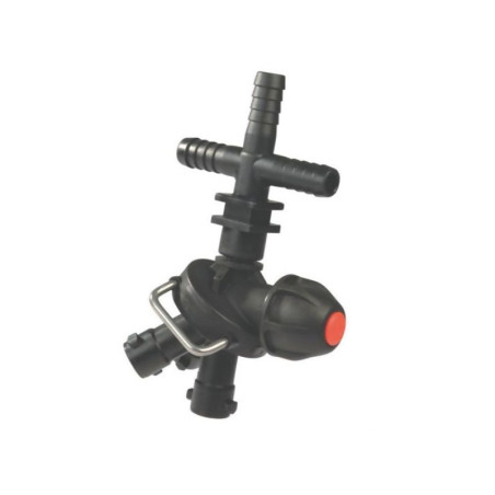 Korpus rozpylacza Arag 4133232 3-krotny na wąż 13mm X3 , do nakrętki bagnetowej