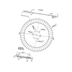 Talerz karbowany, 430 x 4,5 mm Kuhn