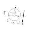 Kverneland Accord KK056112 Talerz kroju 18"gładki